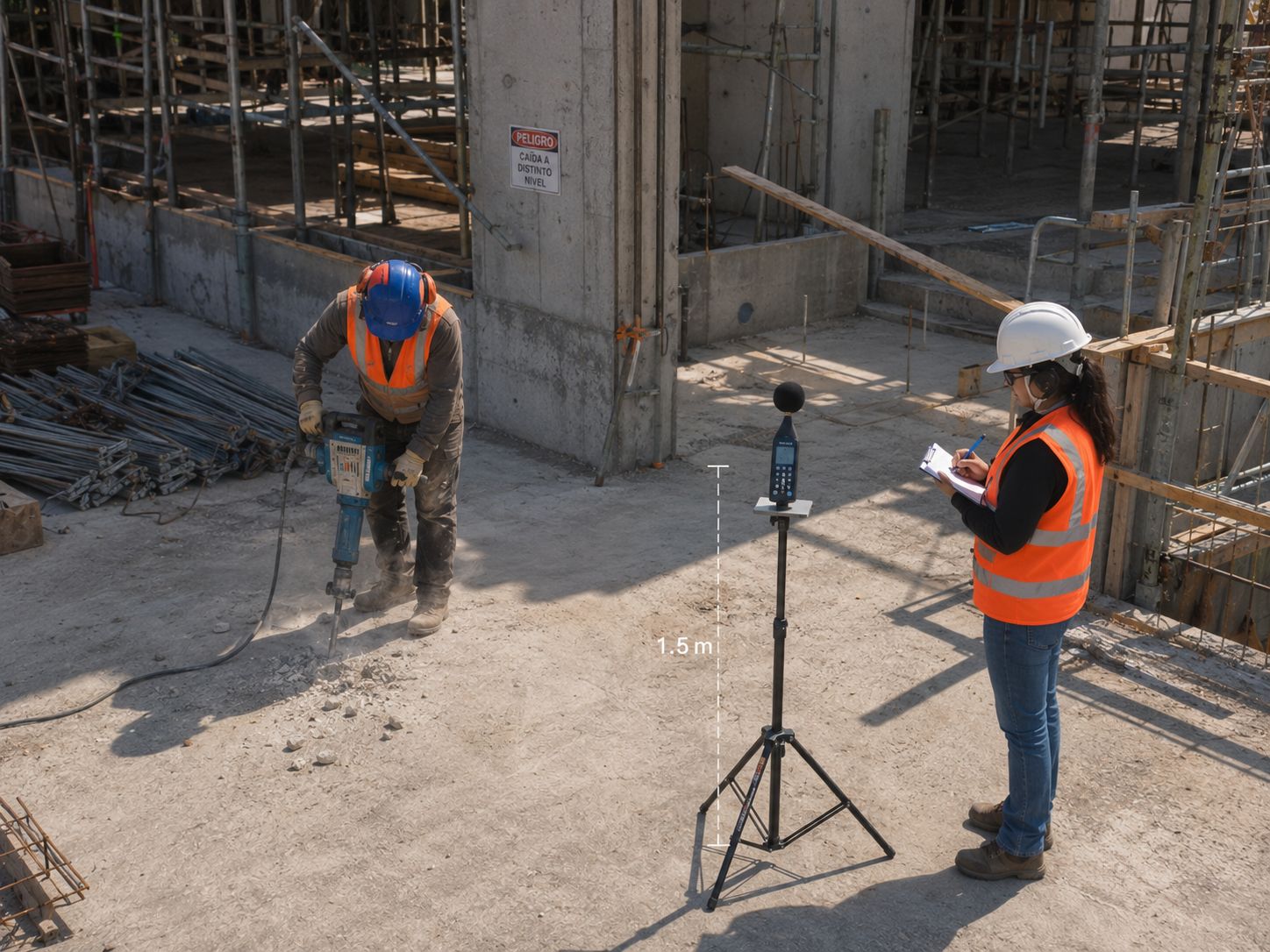 Control de ruido en faenas de construcción